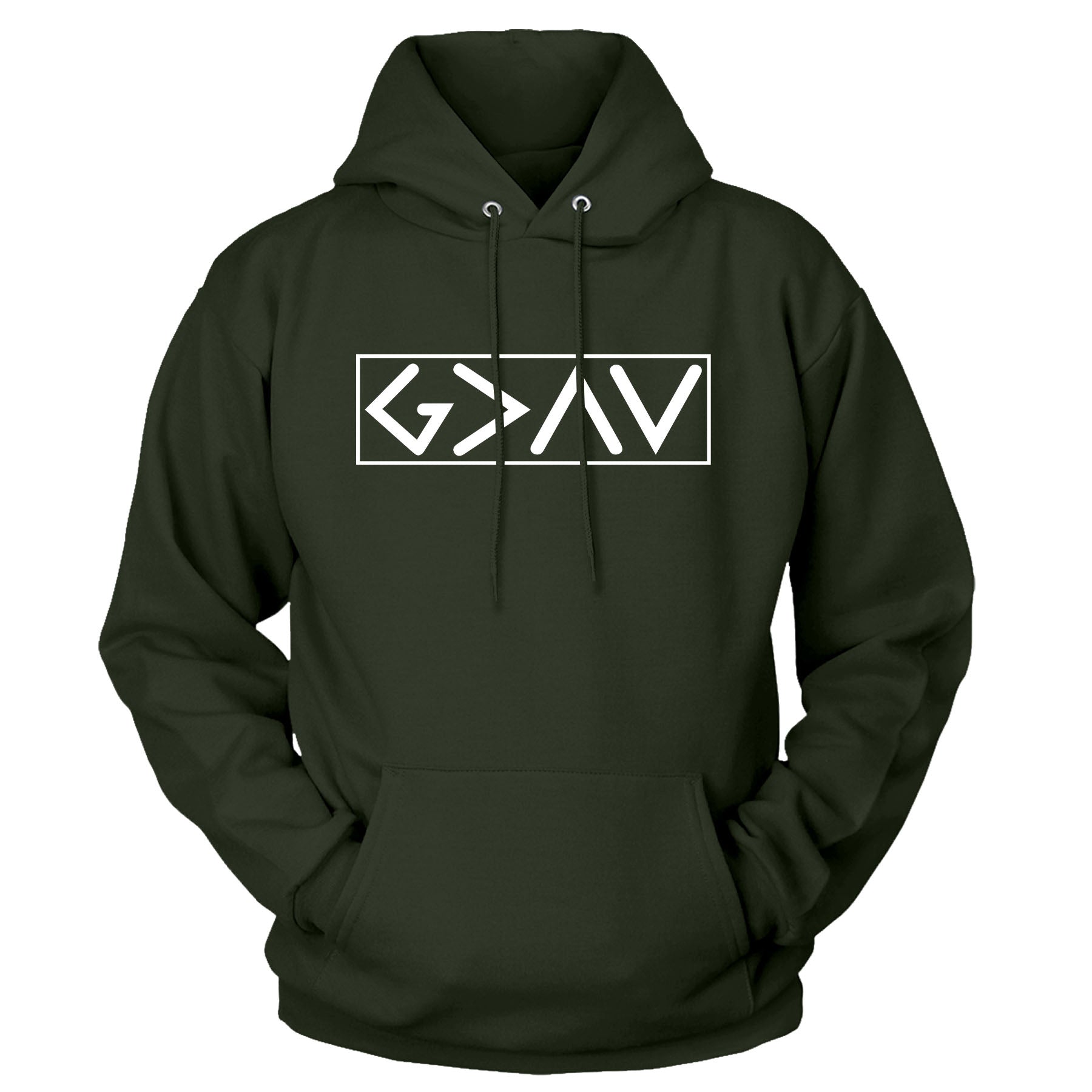God is Greater than the Highs and Lows Fall Collection Hoodie - Our True God