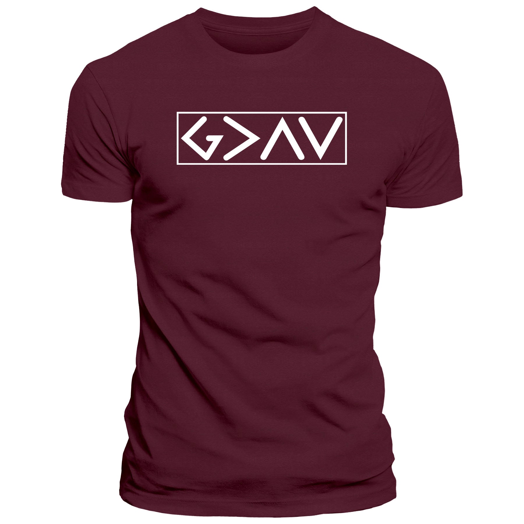 God is Greater than the Highs and Lows Fall Collection T-Shirt - Our True God