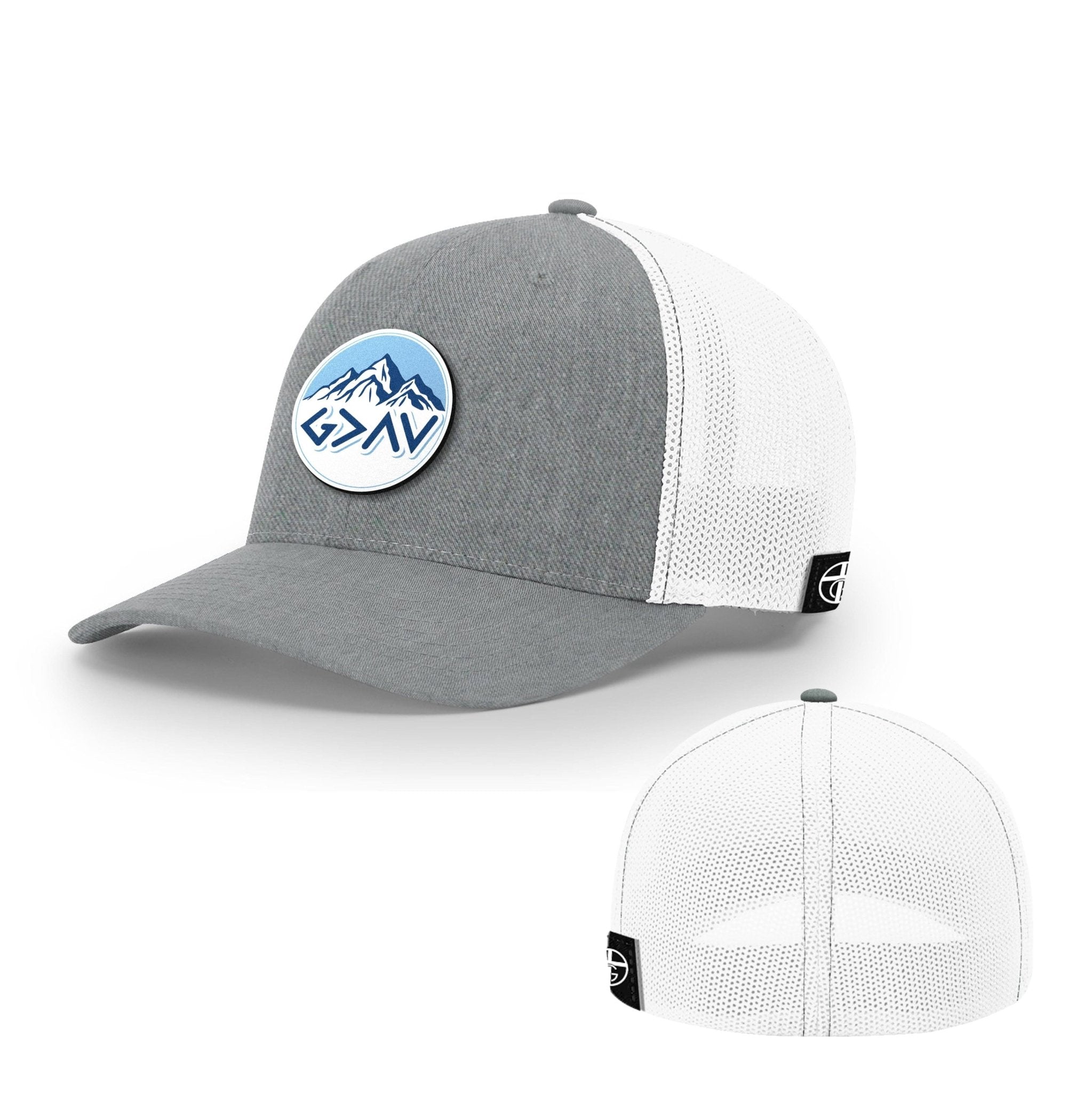 God Is Greater Than The Highs And Lows Mountain Circle Patch Hats - Our True God