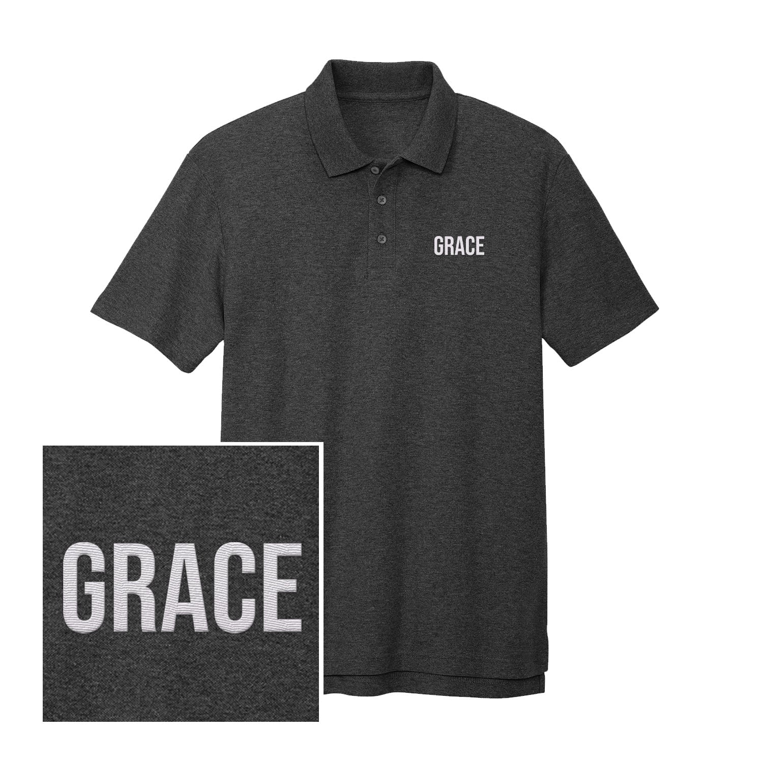 Grace Performance Polo Shirt - Our True God
