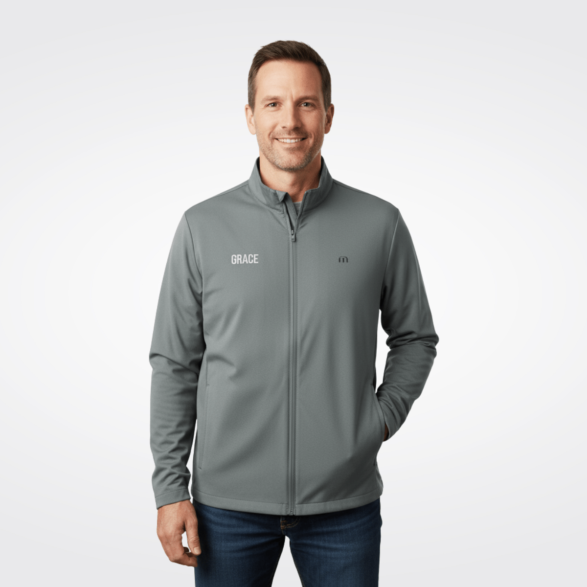 Grace TravisMathew Surfside Full - Zip Jacket - Our True God