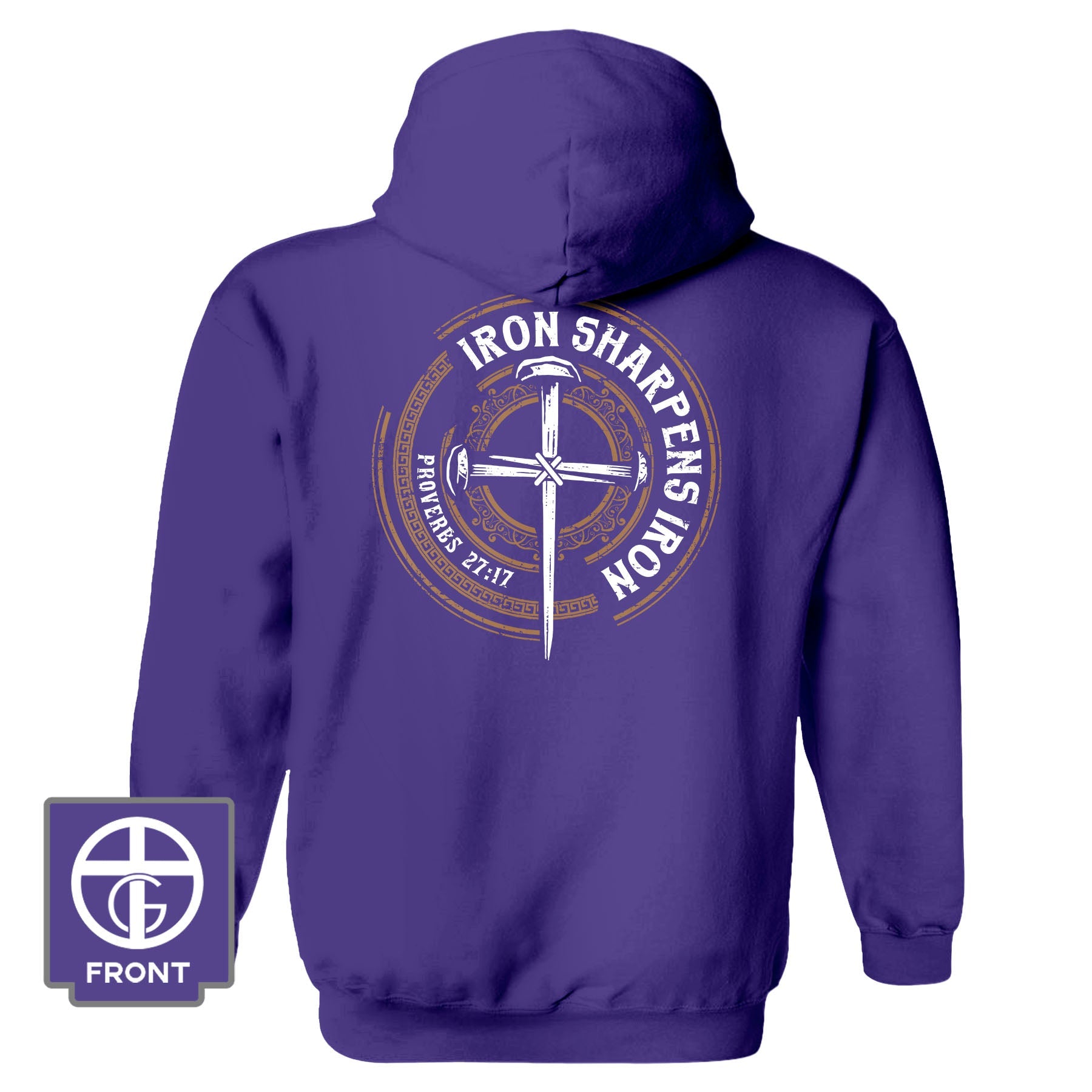 Iron Sharpens Iron - Proverbs 27:17 Fall Collection Hoodie - Our True God