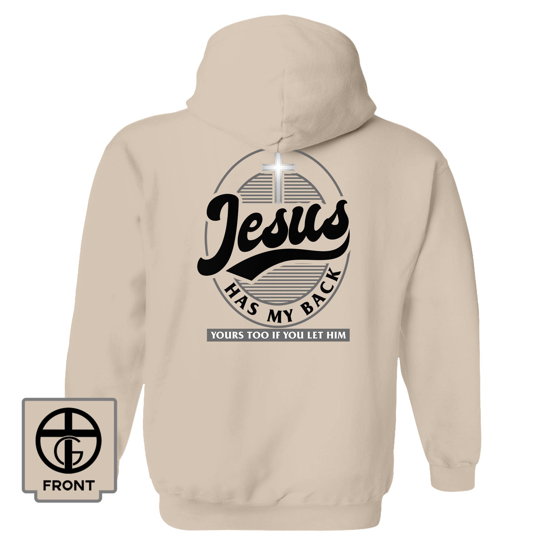 Jesus Has My Back Fall Collection Hoodie - Our True God