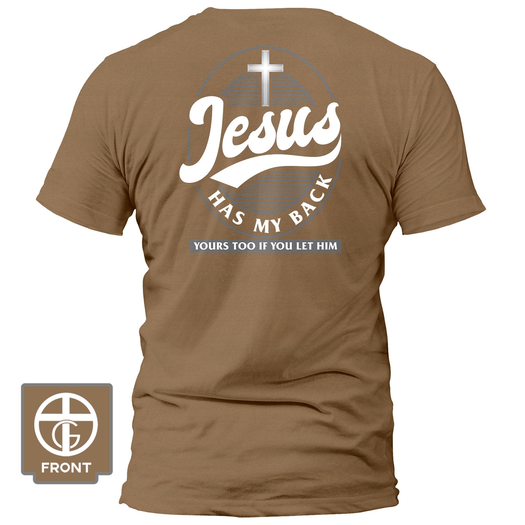 Jesus Has My Back Fall Collection T-Shirt - Our True God