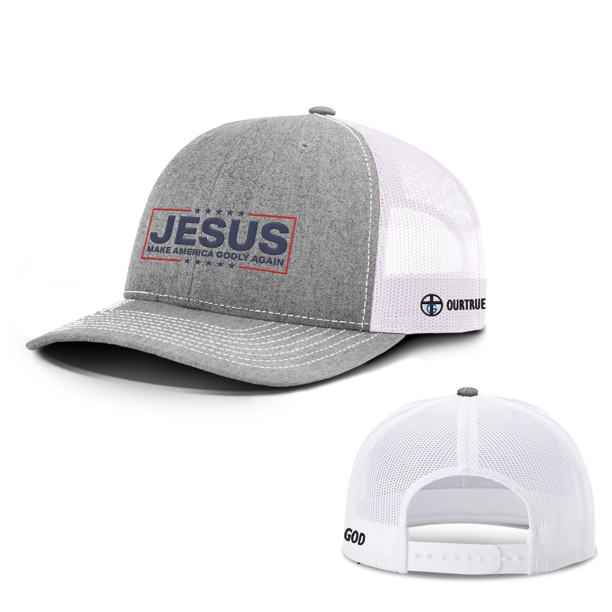 Jesus Make America Godly Again Richardson Hats - Our True God