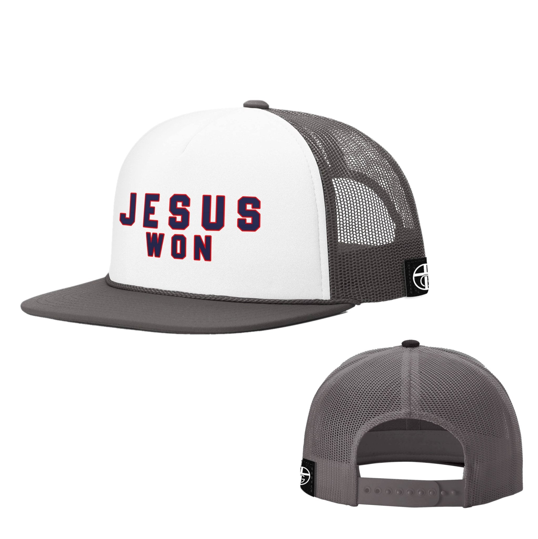 JESUS WON Foam Trucker Hats - Our True God