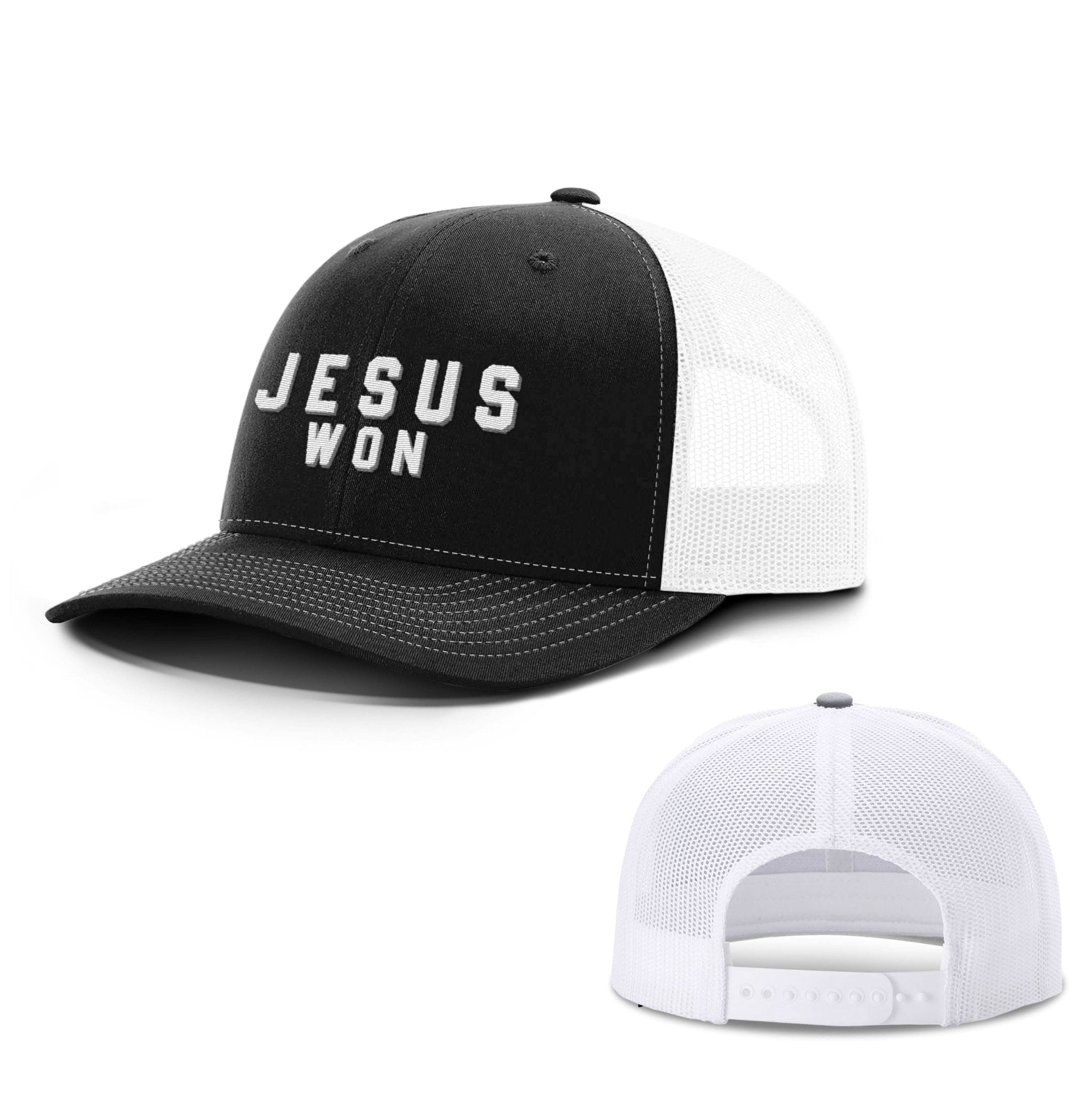 JESUS WON Hats - Our True God