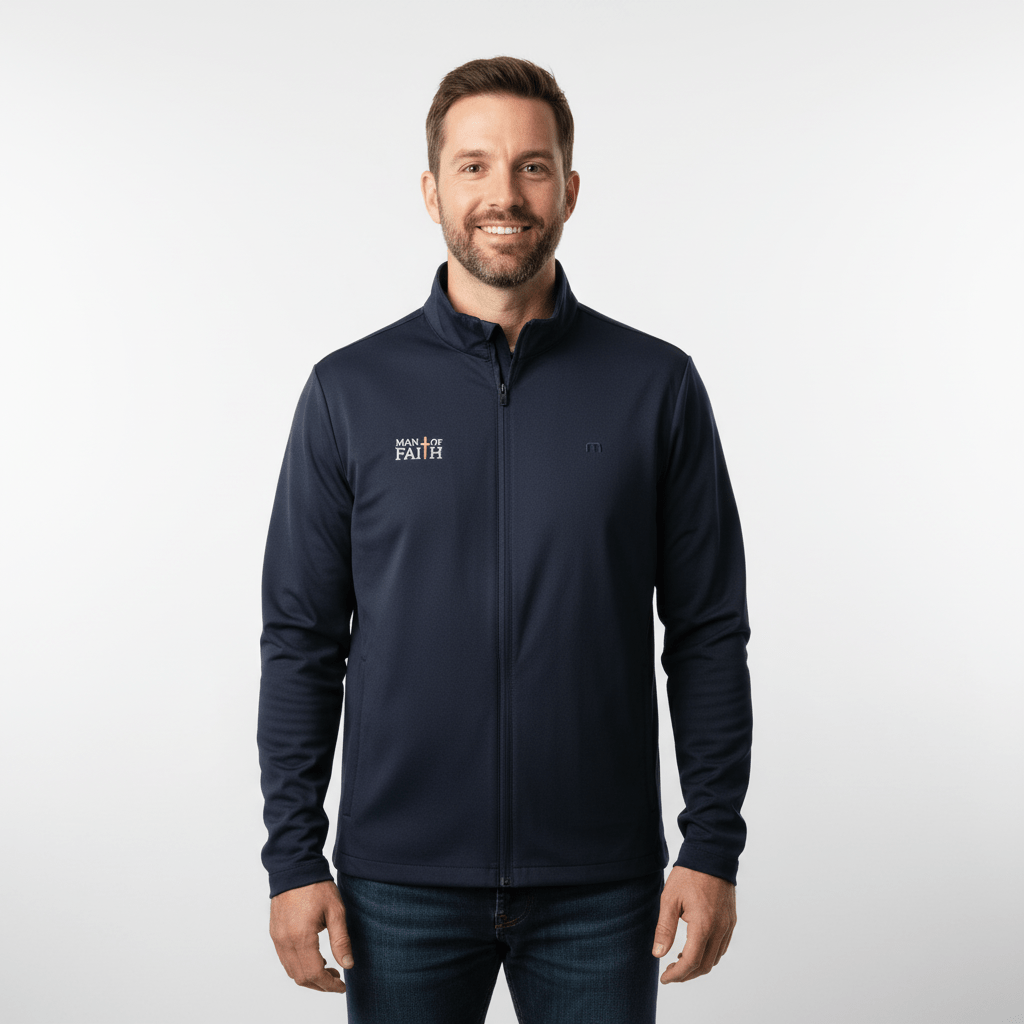 Man Of Faith TravisMathew Surfside Full - Zip Jacket - Our True God