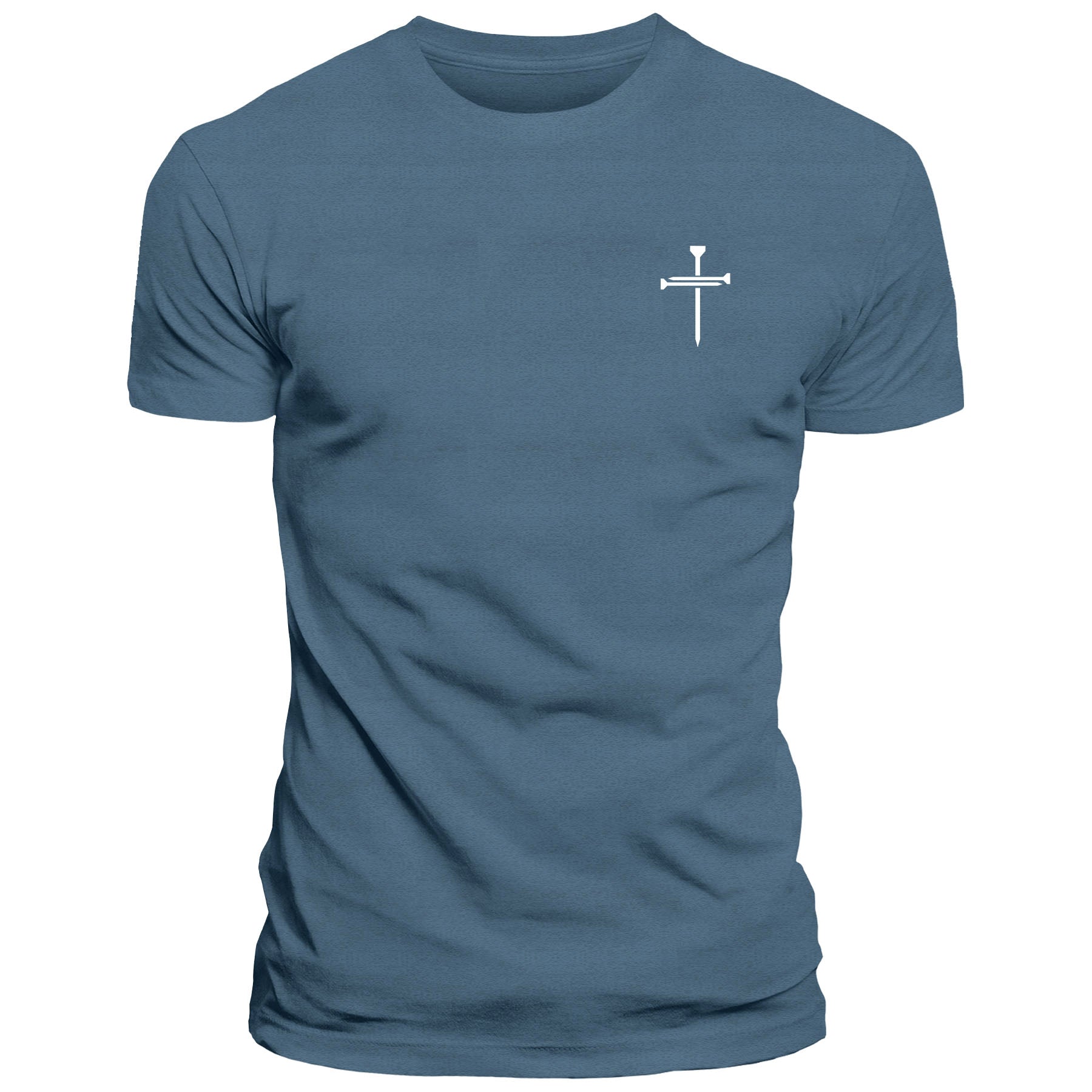 Nail Cross Left Chest Fall Collection T-Shirt - Our True God