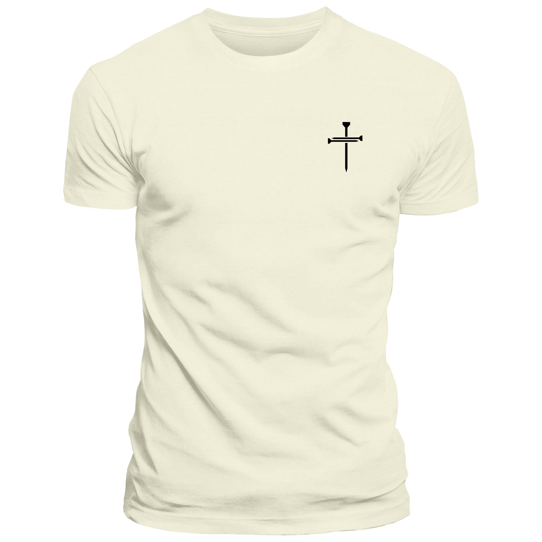 Nail Cross Left Chest Fall Collection T-Shirt - Our True God