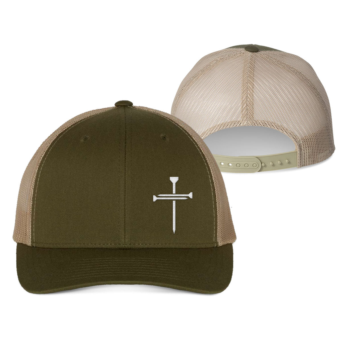 Nail Cross Lower left Fall Collection Hats - Our True God