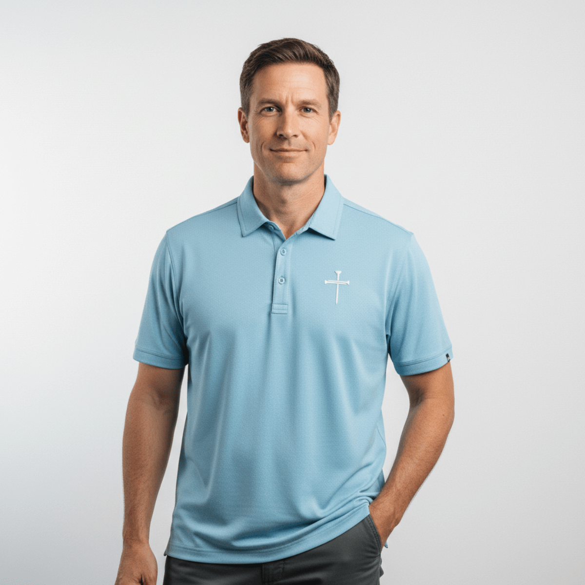 Nail Cross TravisMathew Polo - Our True God