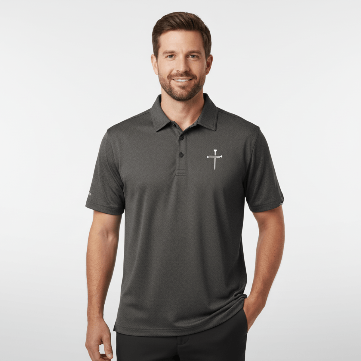 Nail Cross TravisMathew Polo - Our True God