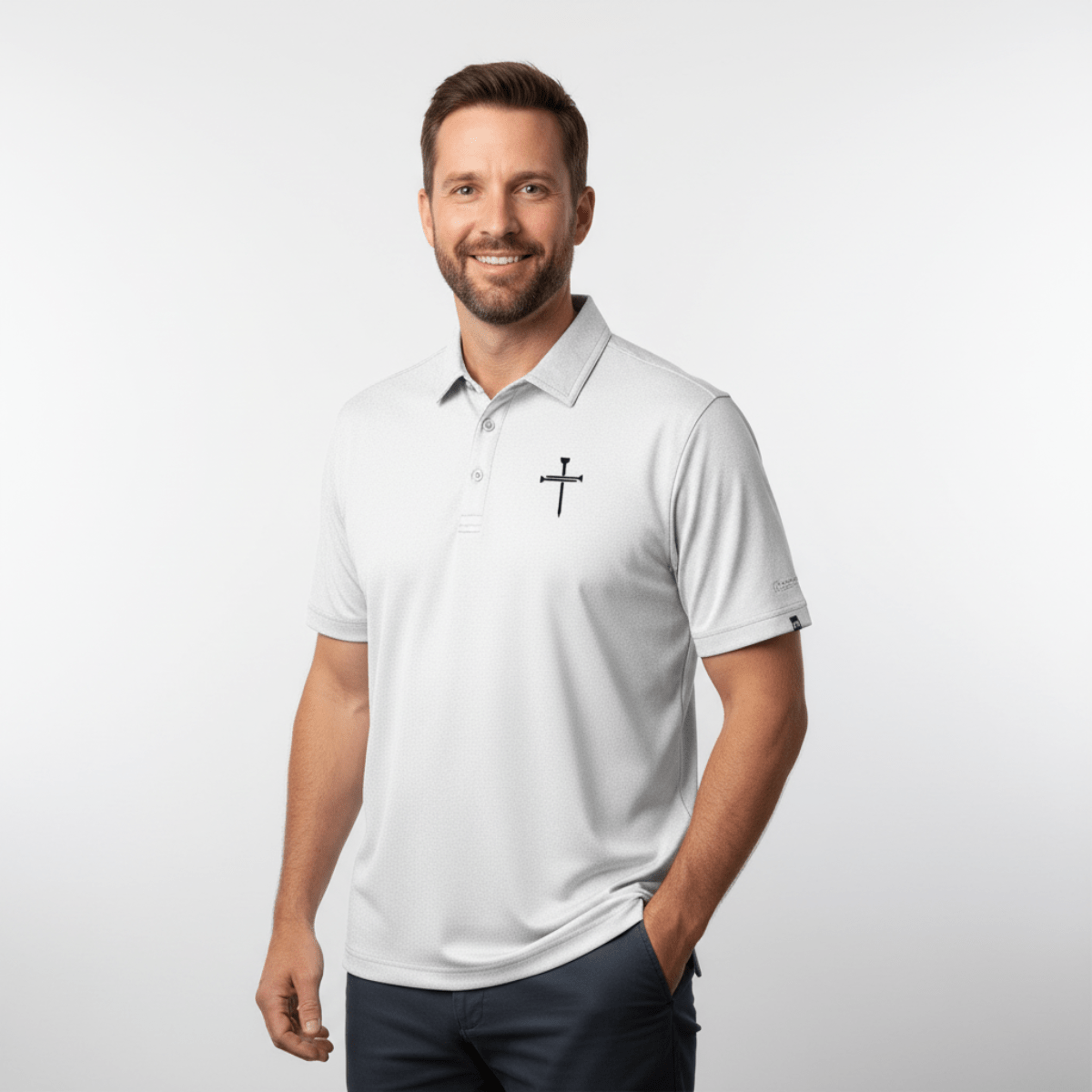Nail Cross TravisMathew Polo - Our True God