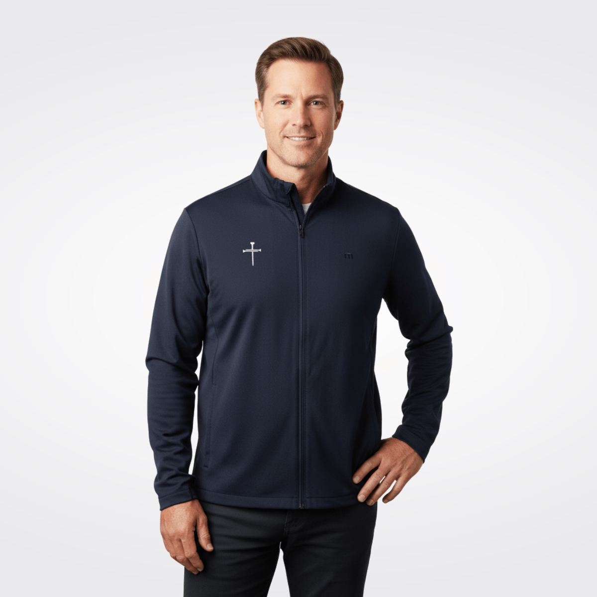 Nail Cross TravisMathew Surfside Full - Zip Jacket - Our True God