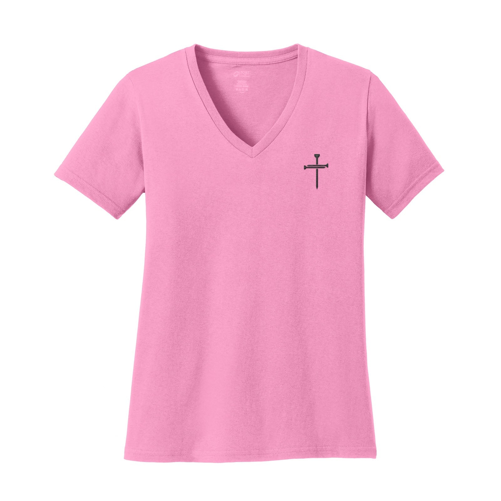 Nail Cross Women's V - Neck Tee - Our True God