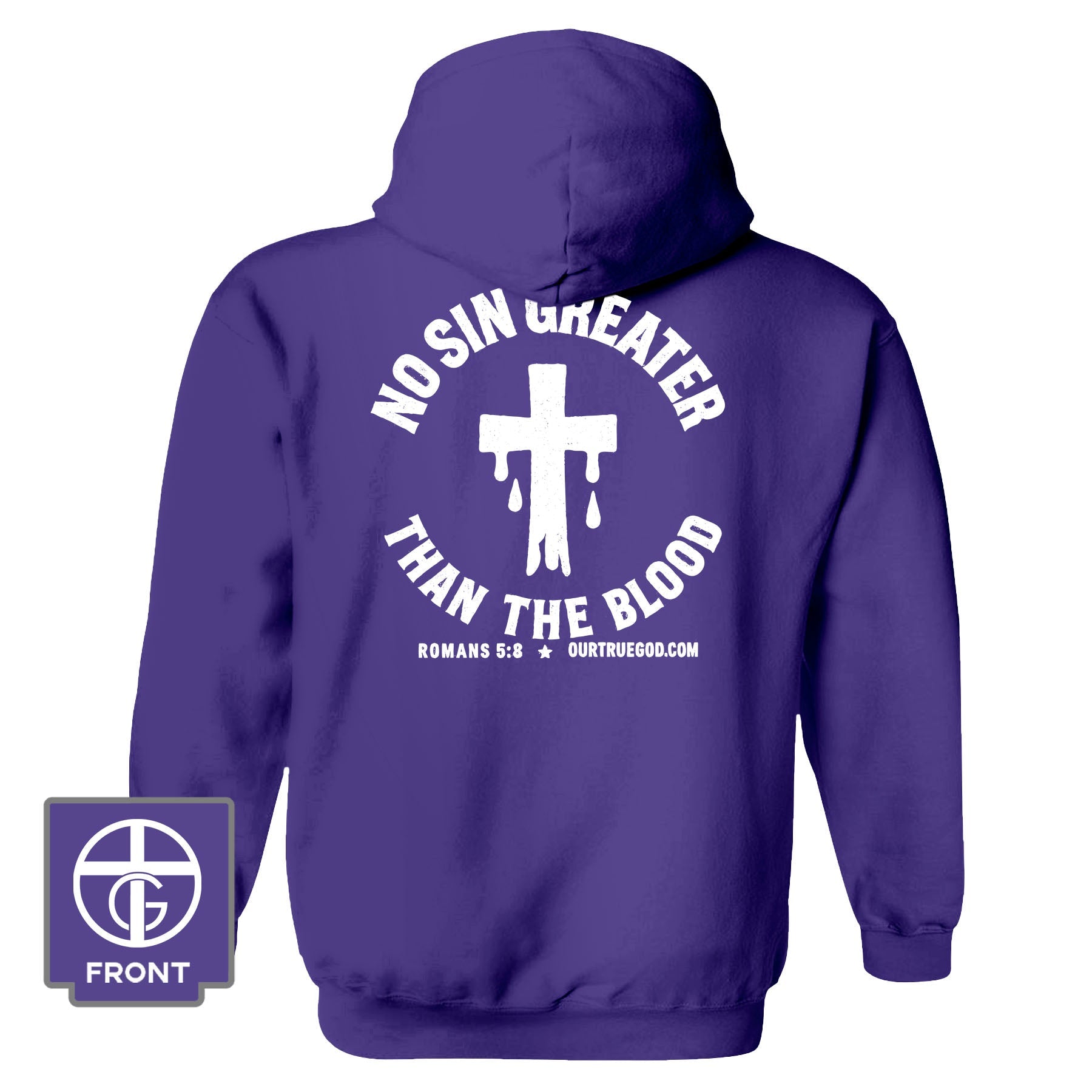 No Sin Greater Than The Blood Hoodie - Our True God