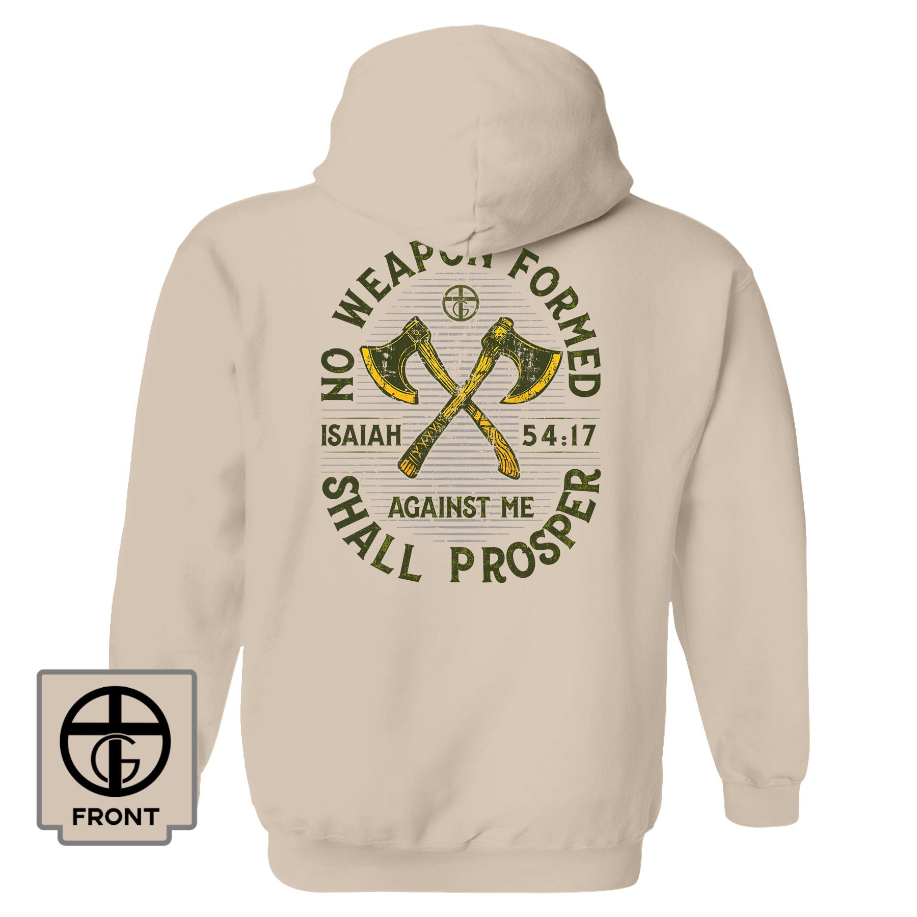 No Weapon Formed Shall Prosper - Isaiah 54:17 Fall Collection Hoodie - Our True God