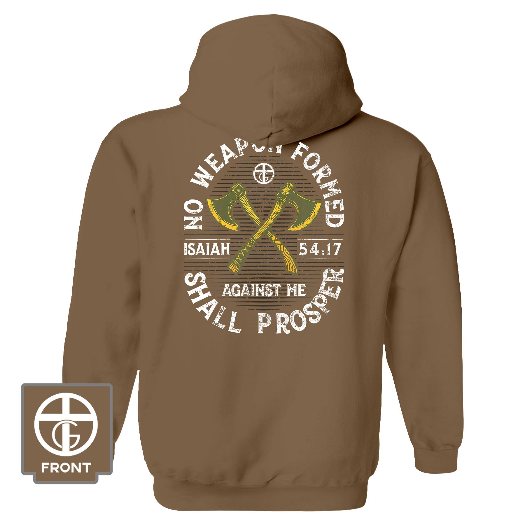 No Weapon Formed Shall Prosper - Isaiah 54:17 Fall Collection Hoodie - Our True God