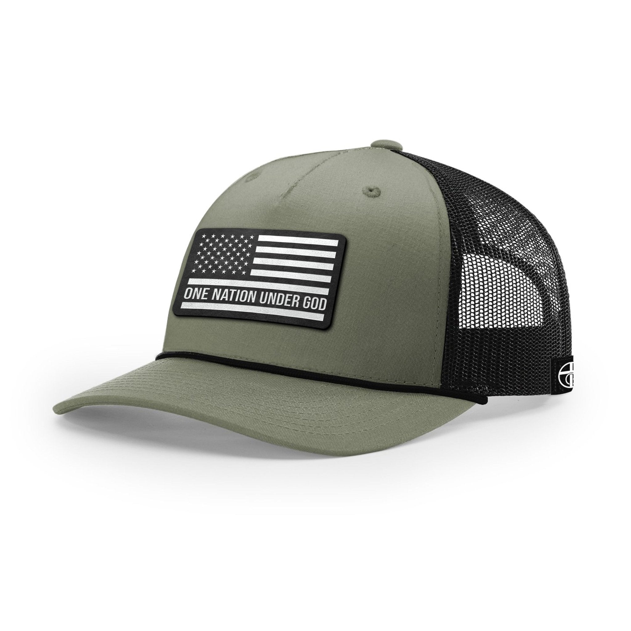One Nation Under God DBD Patch Rope Trucker Hats - Our True God