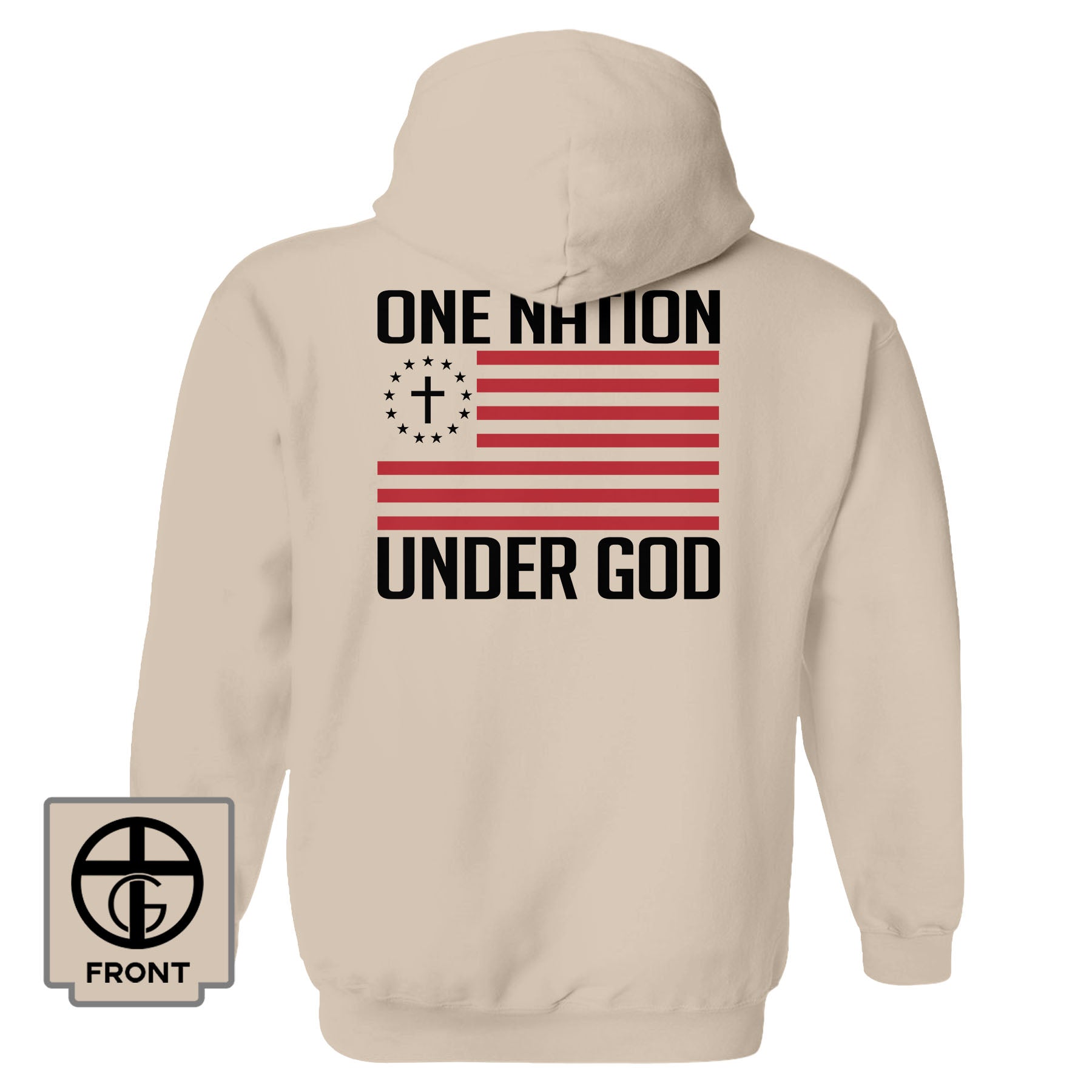 One Nation Under God Fall Collection Hoodie - Our True God
