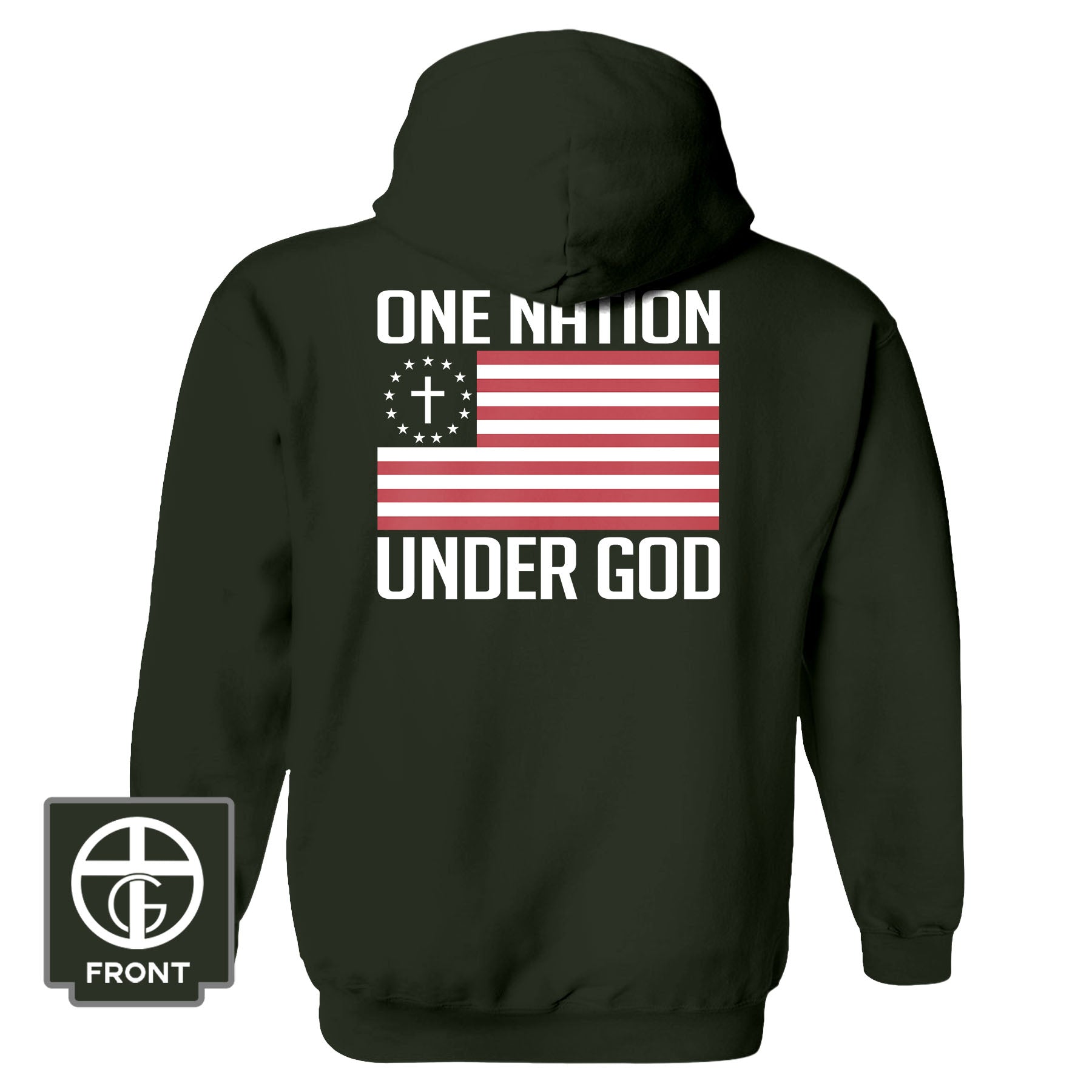 One Nation Under God Fall Collection Hoodie - Our True God