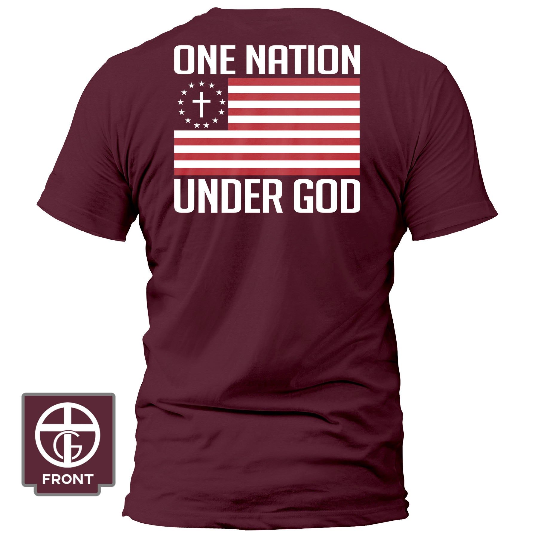One Nation Under God Fall Collection T-Shirt - Our True God