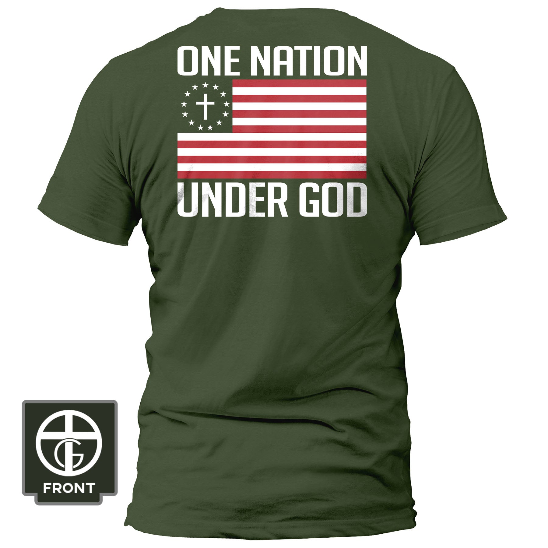 One Nation Under God Fall Collection T-Shirt - Our True God