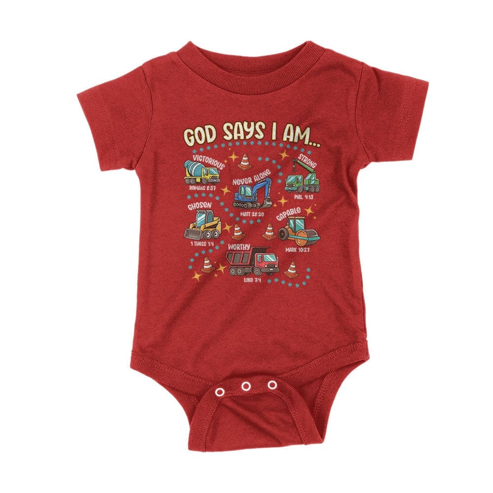 Our True God Apparel God says I am.. Kids Shirts