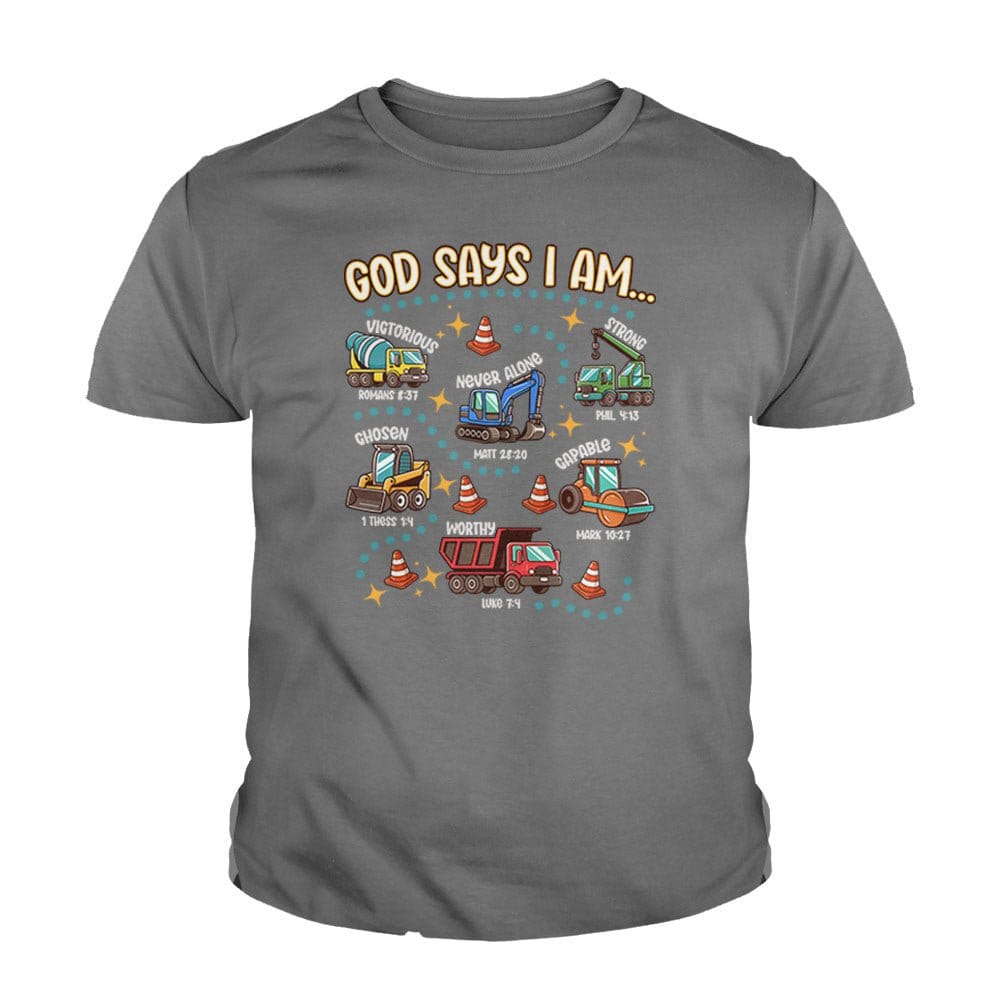 Our True God Apparel God says I am.. Kids Shirts