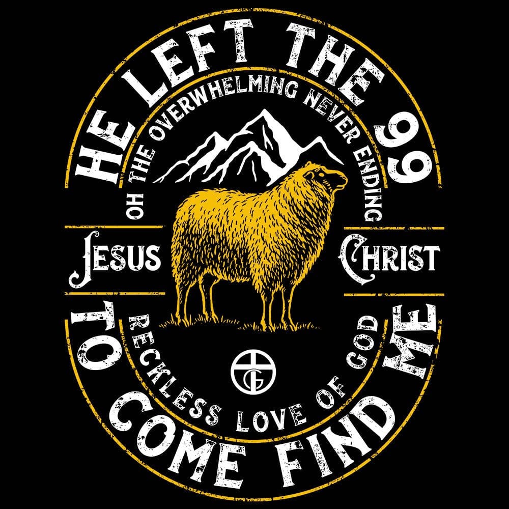 Our True God Apparel He Left The 99 Hoodie (Back Print)