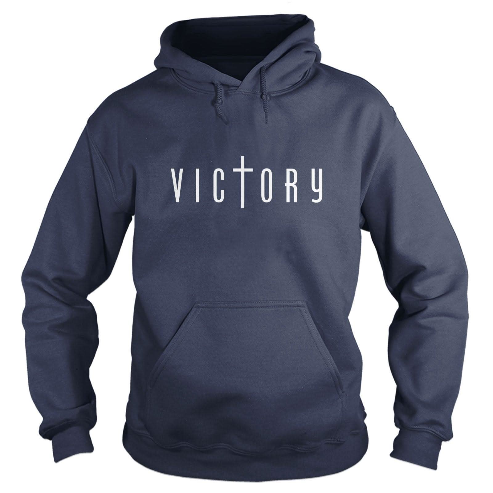 Our True God Apparel Hoodie / Navy / S Victory