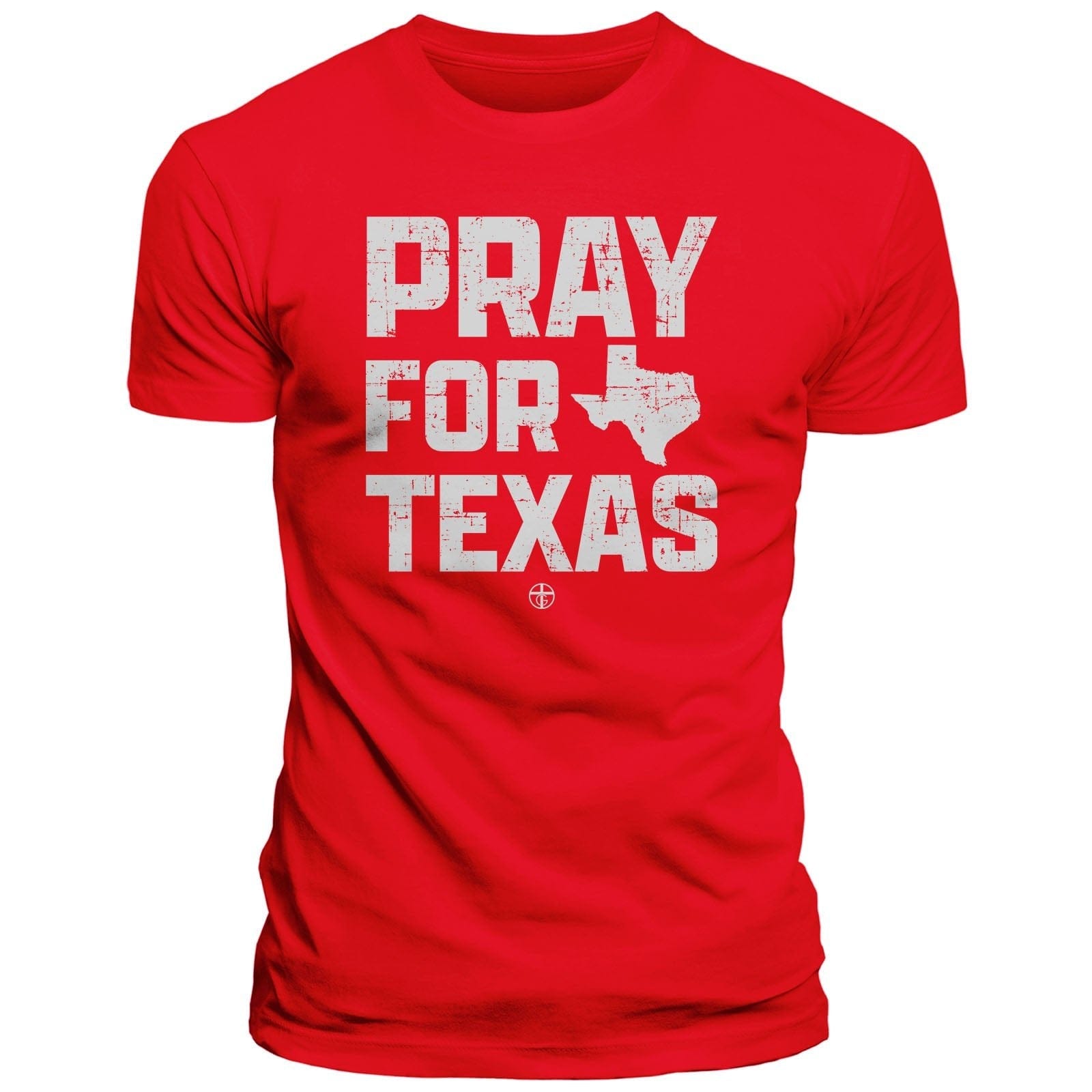 Our True God Apparel T-Shirt / Red / S Pray For Texas