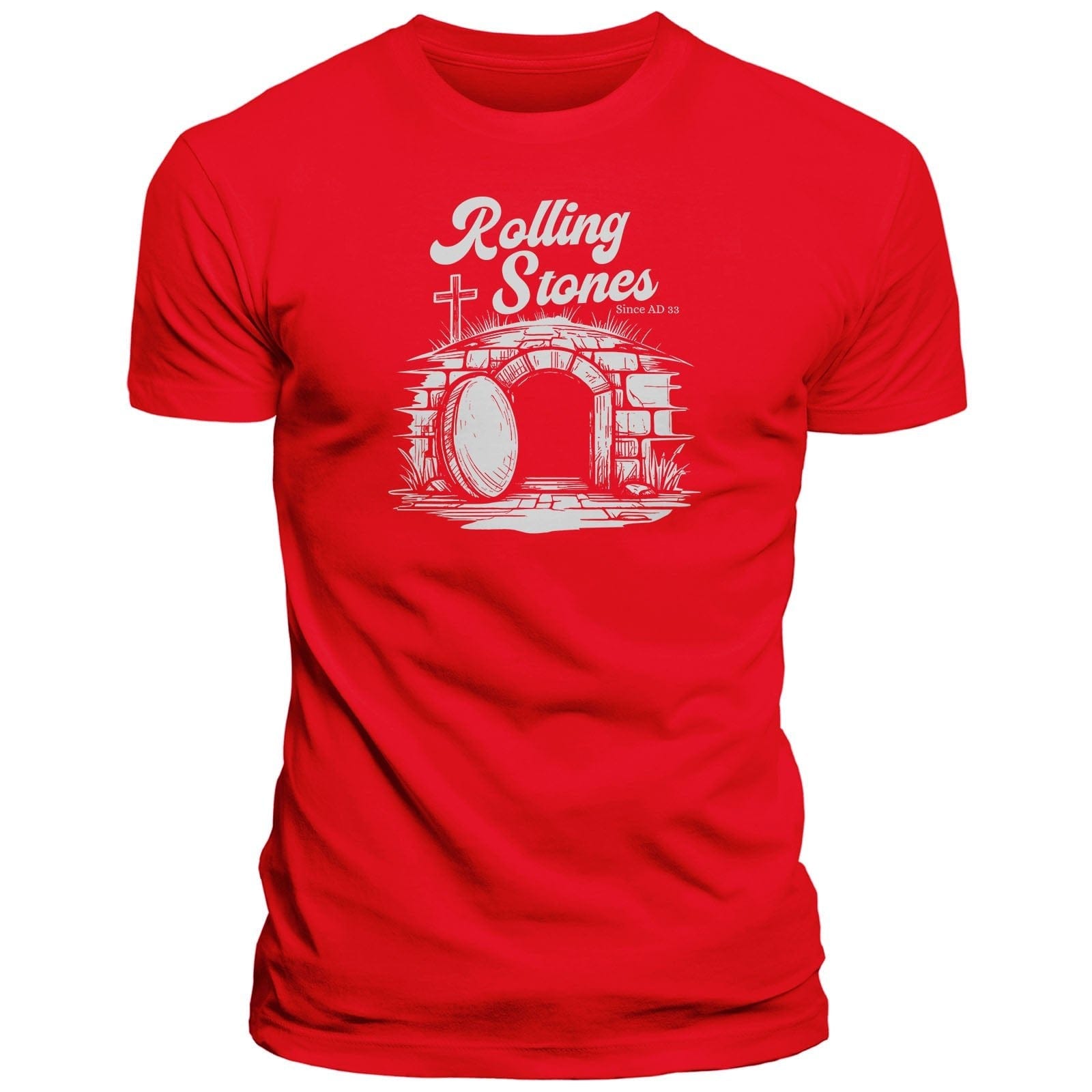 Our True God Apparel T-Shirt / Red / S Rolling Stones T-Shirt