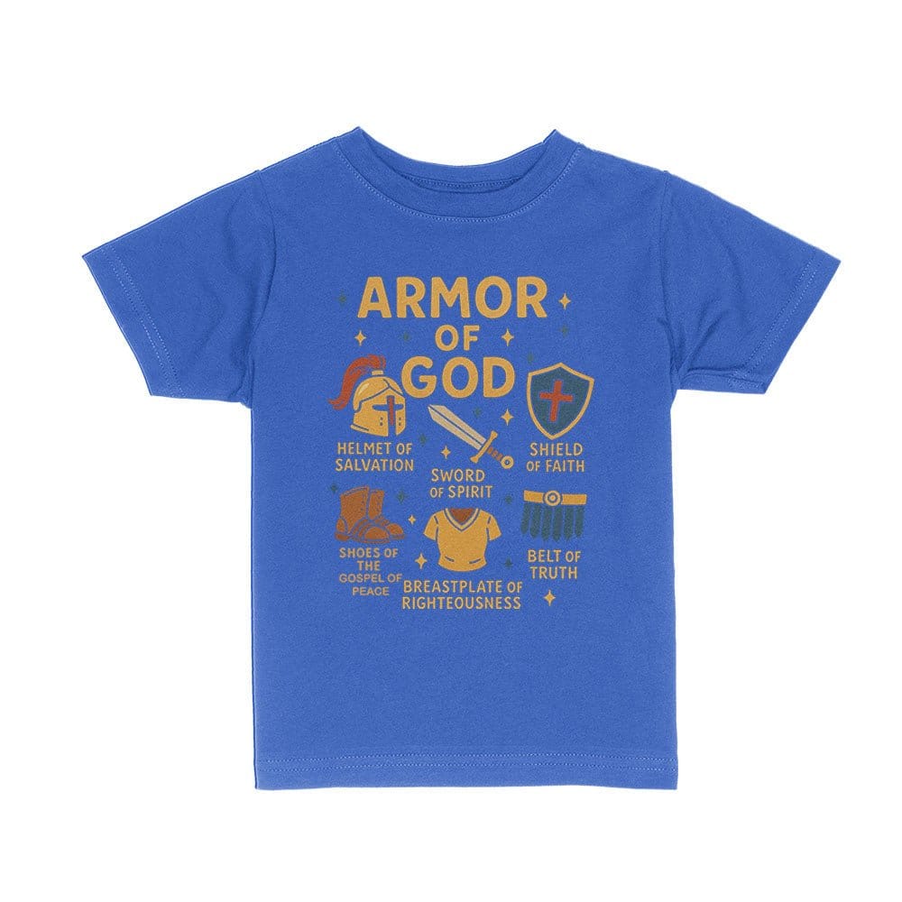 Our True God Apparel Toddler / Royal Blue / 2T Armor of God Kids Shirts