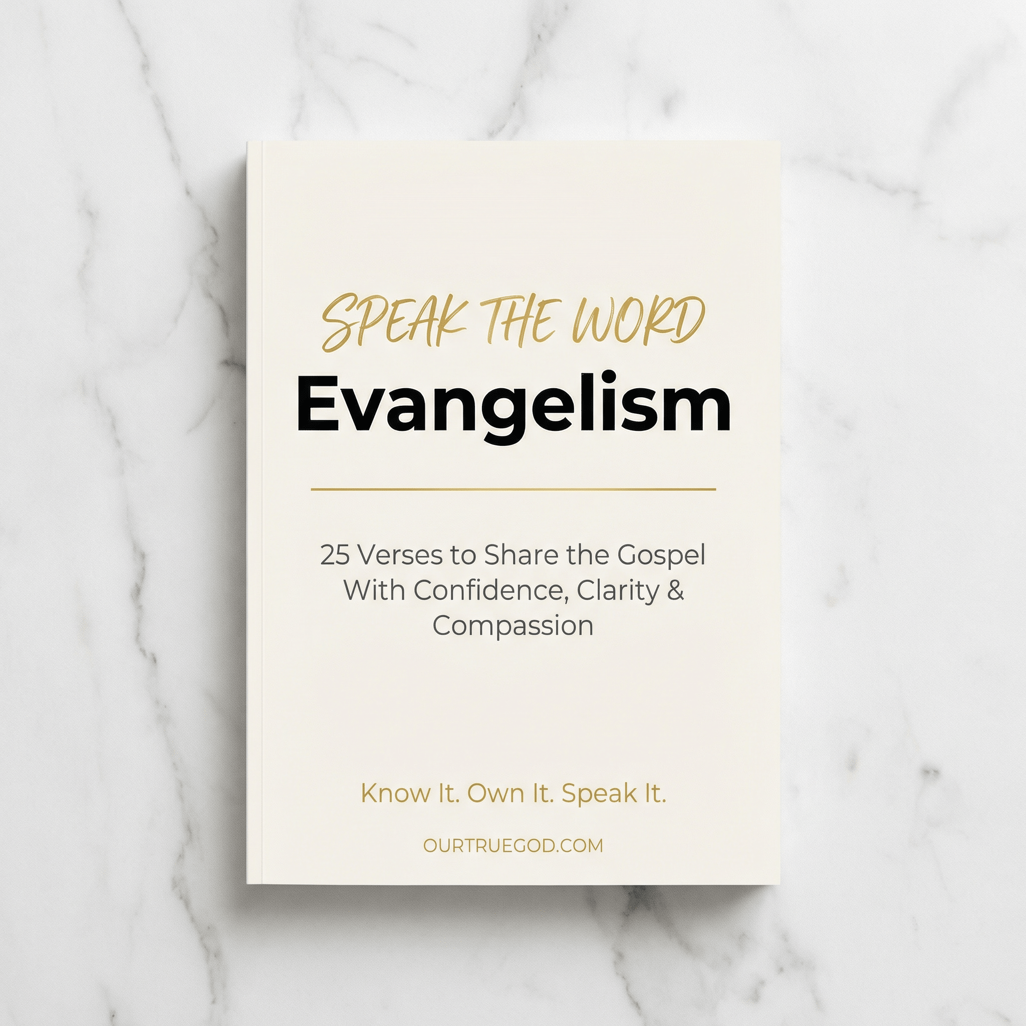 Our True God Digital Speak The Word: Evangelism