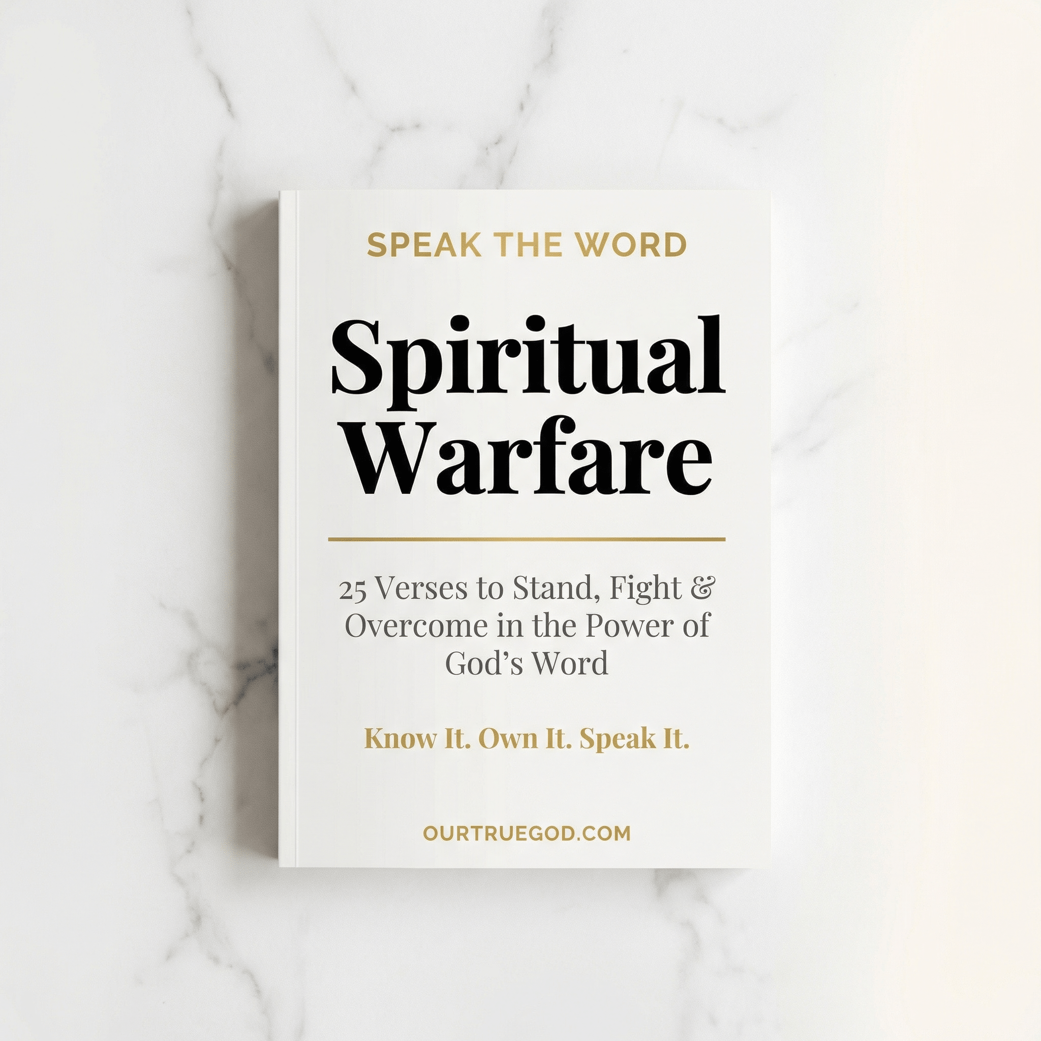 Our True God Digital Speak The Word: Spiritual Warfare