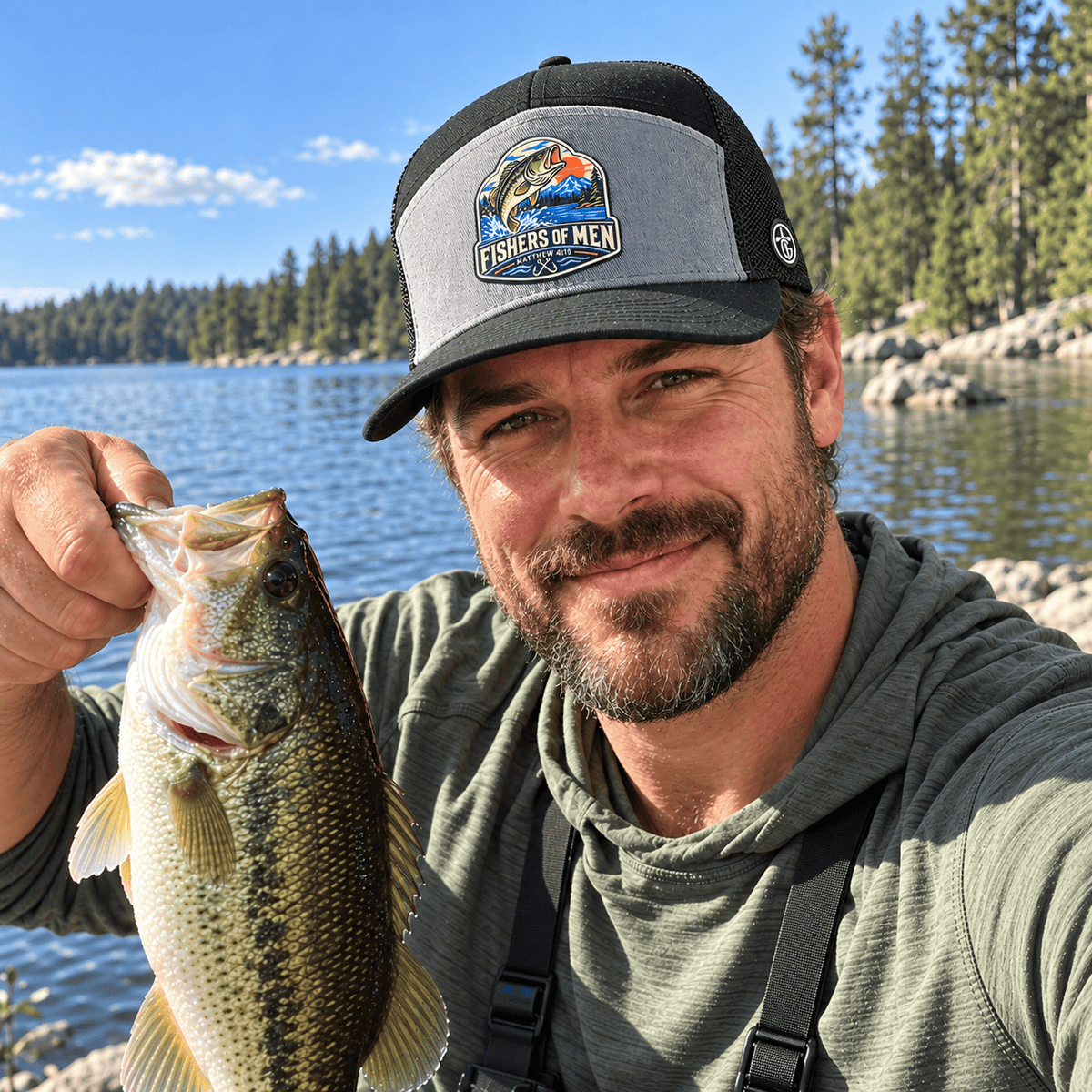 Our True God Hat Fishers of Men Trucker Hat