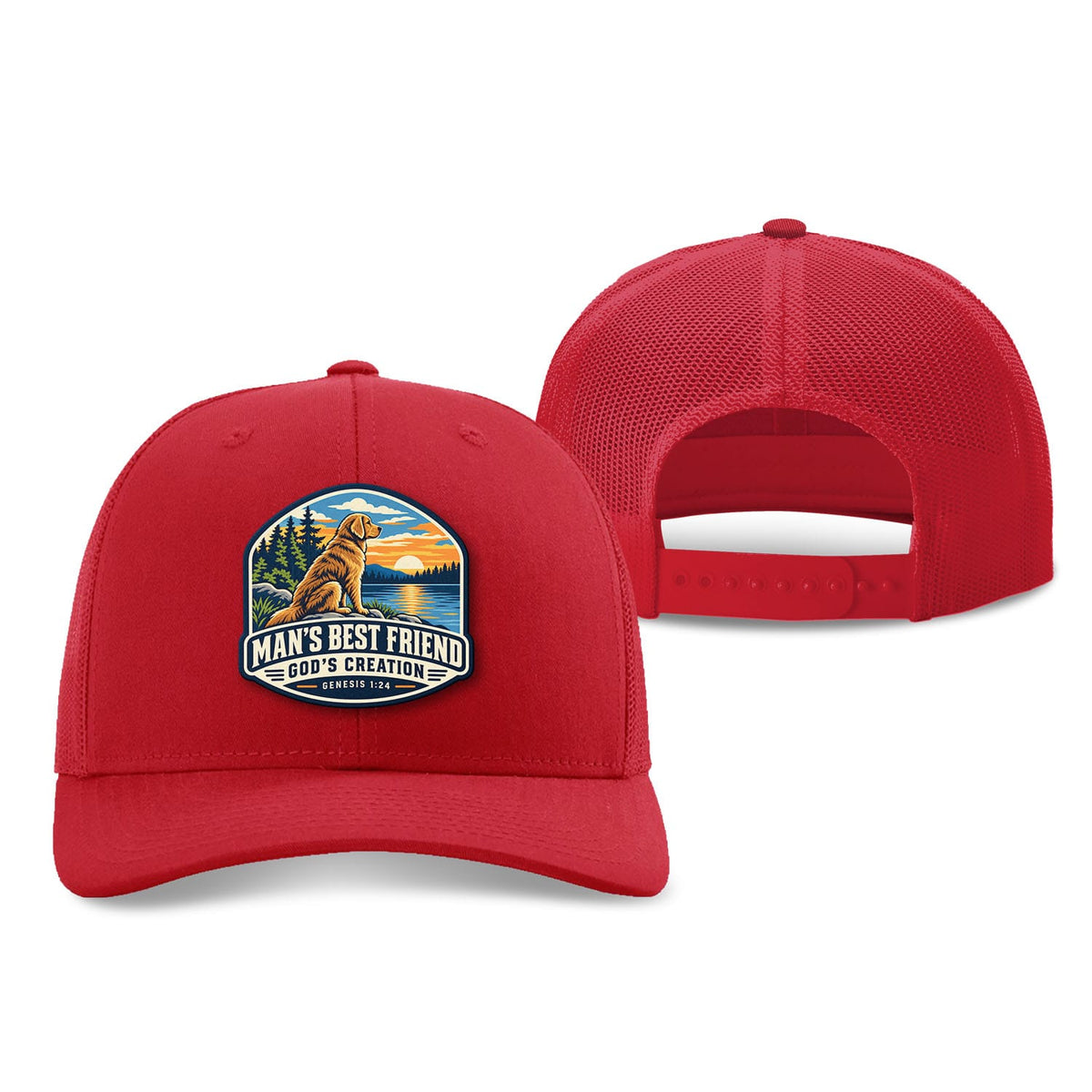 Our True God Hat Man’s Best Friend Trucker Hat