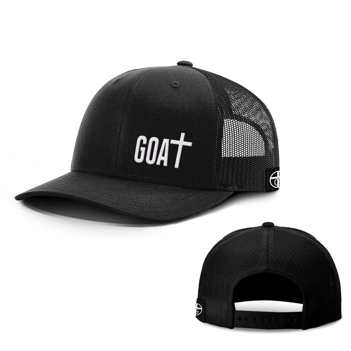 Our True God Hat Snapback / Full Black / One Size GOAT - God Over All Things Hats
