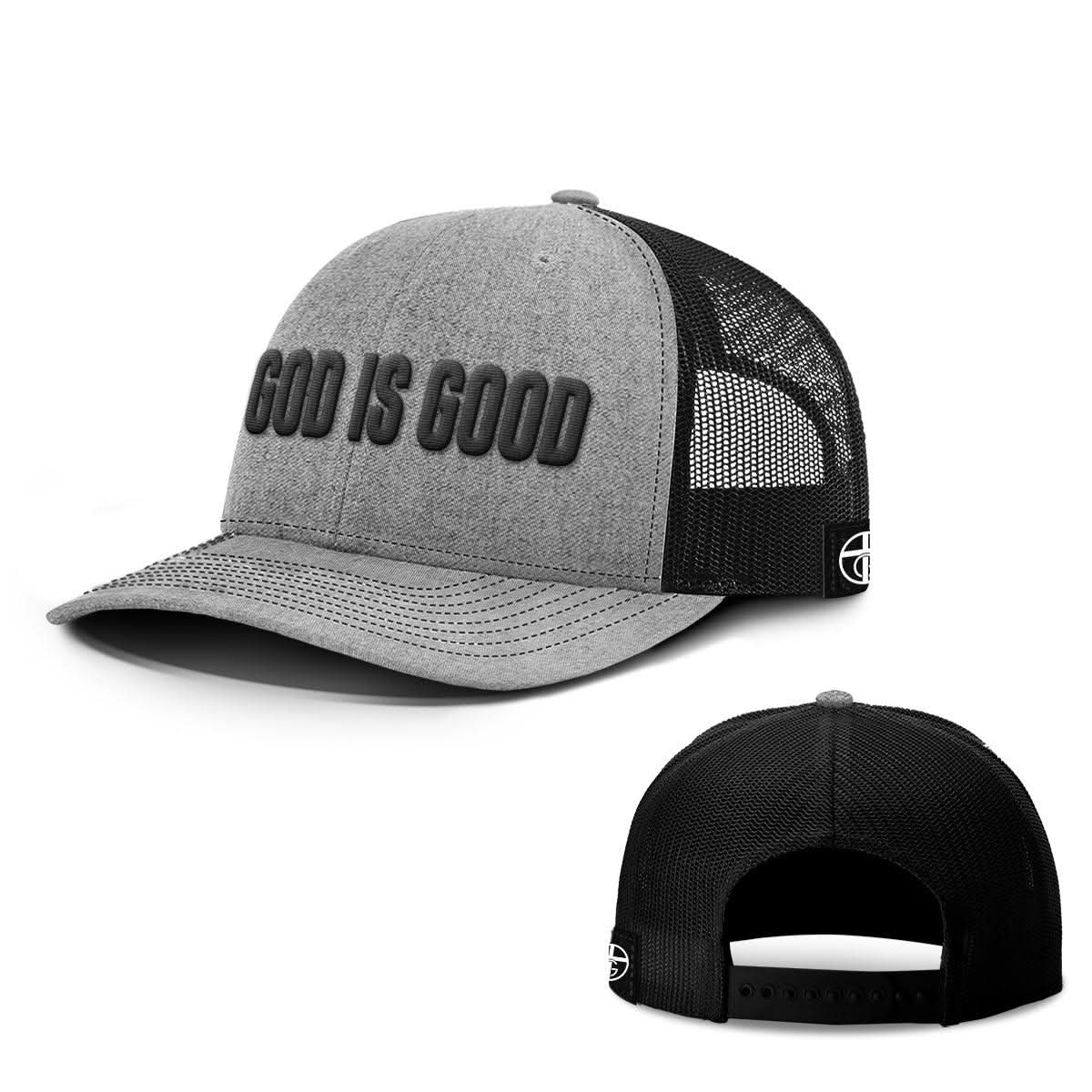 Our True God Hat Snapback / Heather and Black / One Size God Is Good Hats
