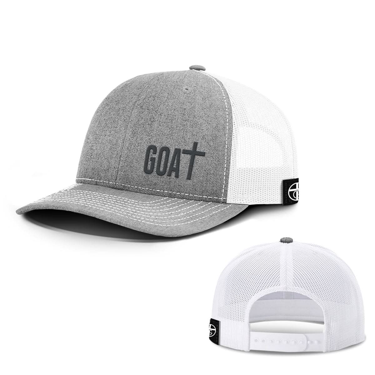 Our True God Hat Snapback / Heather and White / One Size GOAT - God Over All Things Hats