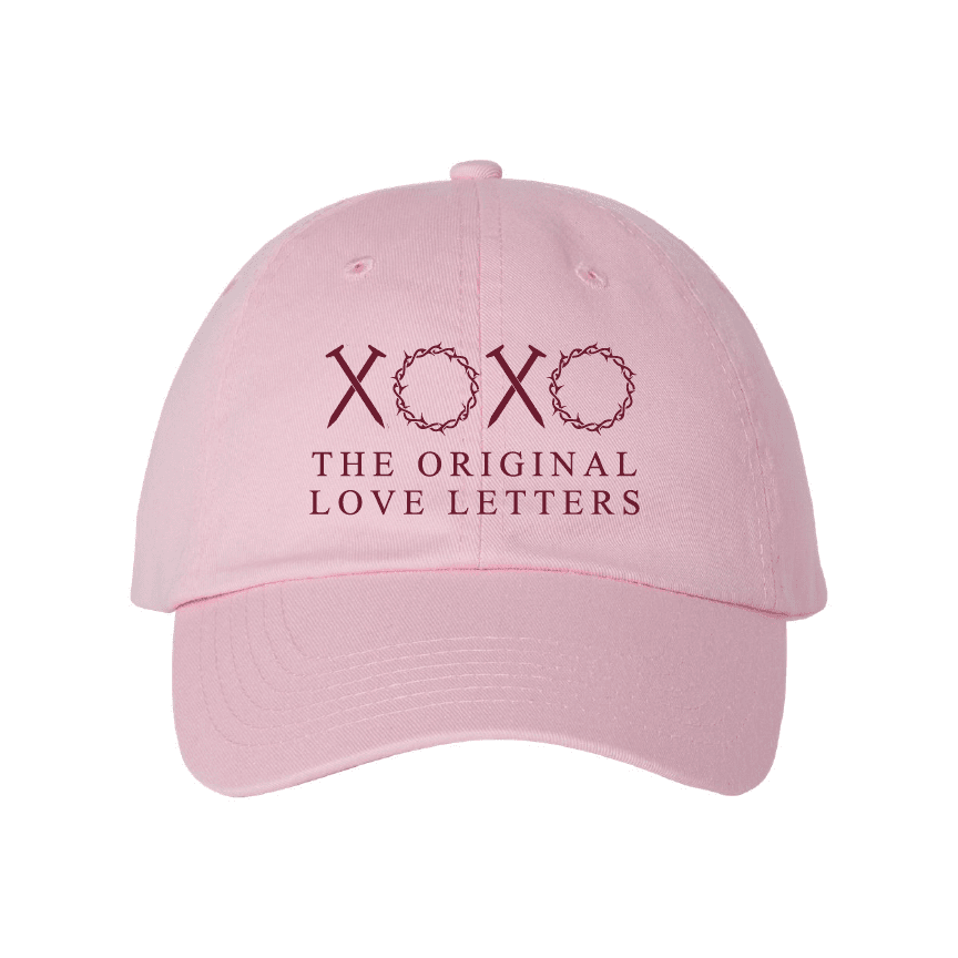 Our True God Hat Washed Classic Hat / Pink / One Size The Original Love Letters Classic Hats