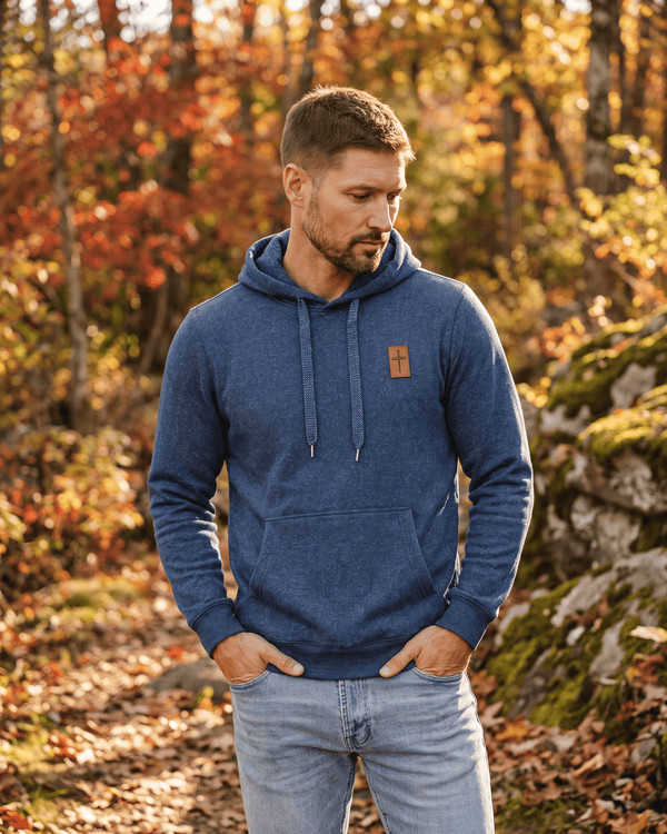 Our True God Hoodie Navy / S The Nail Cross Nantucket Hoodie