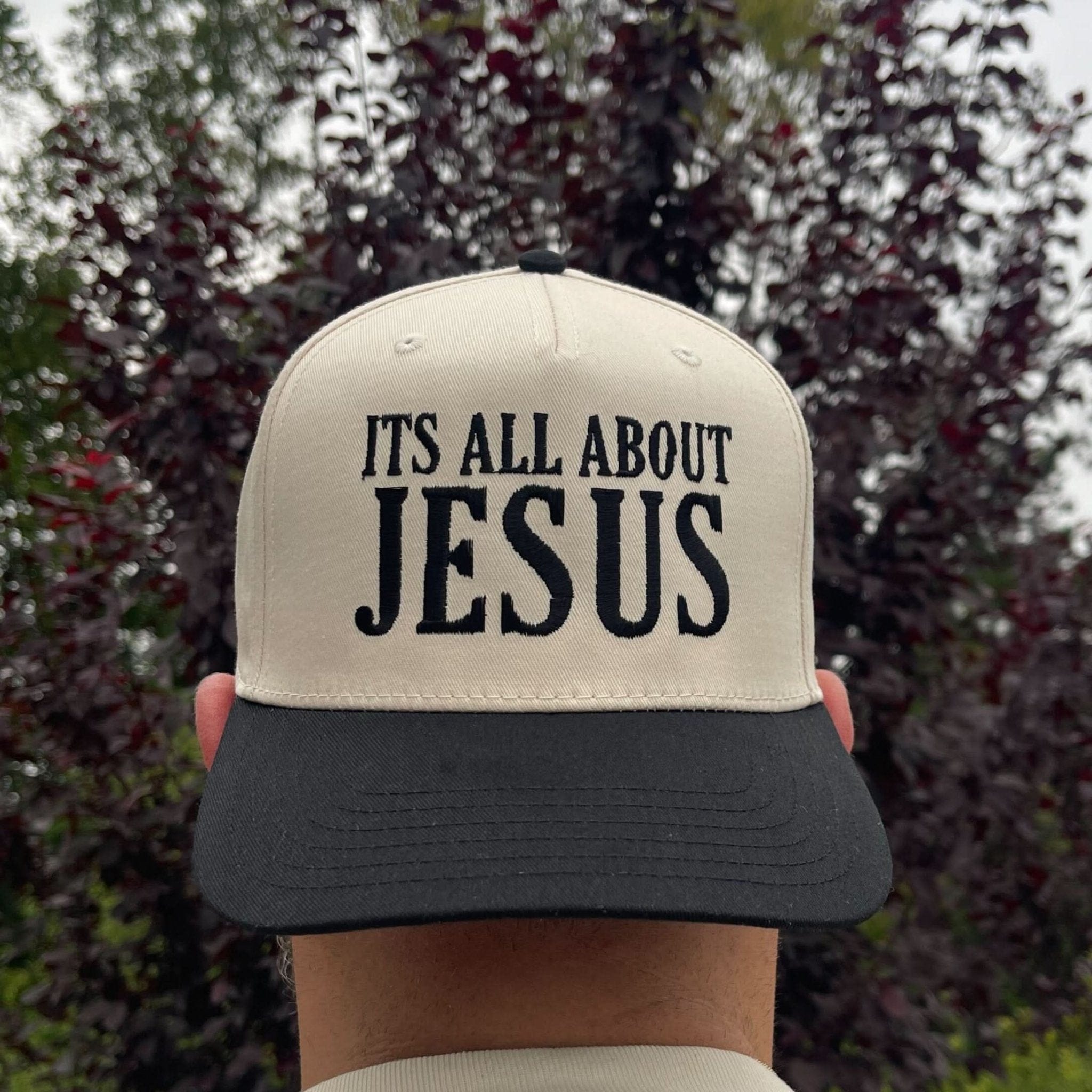 Our True God It's All About Jesus Hats