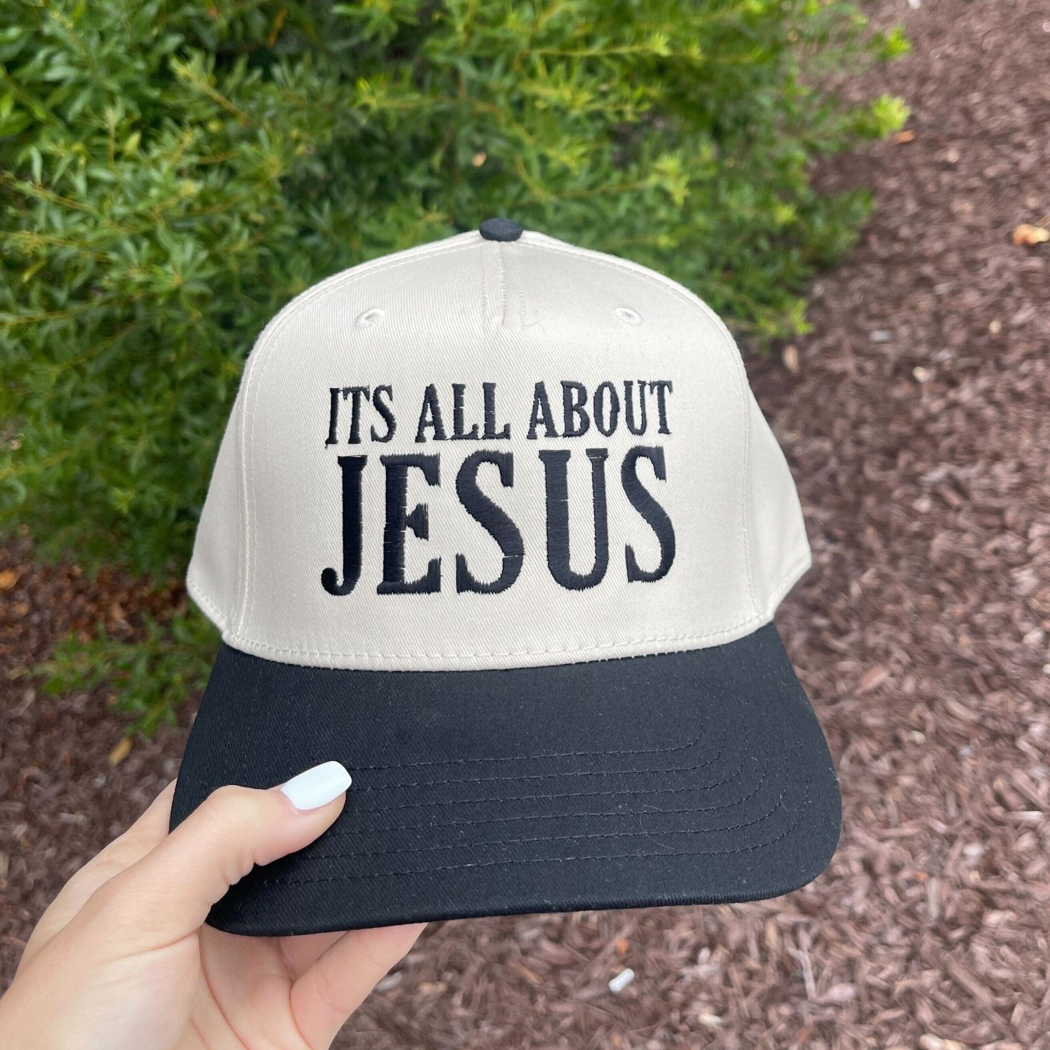 Our True God It's All About Jesus Hats