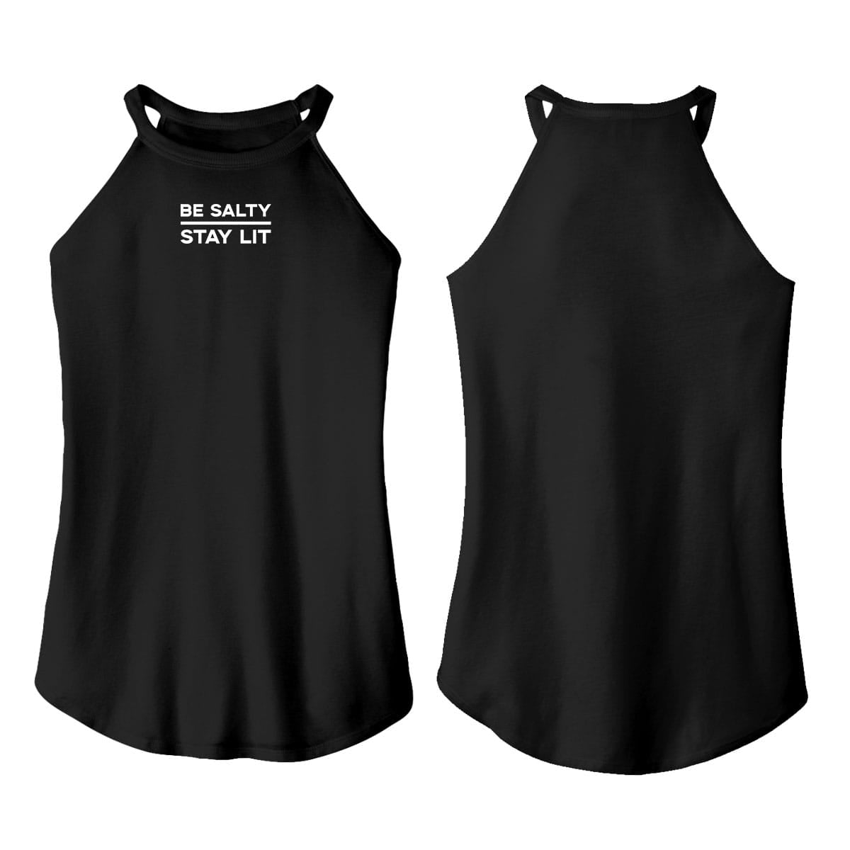 OurTrueGod Customs Apparel Be Salty Stay Lit Rocker Tank (Front)