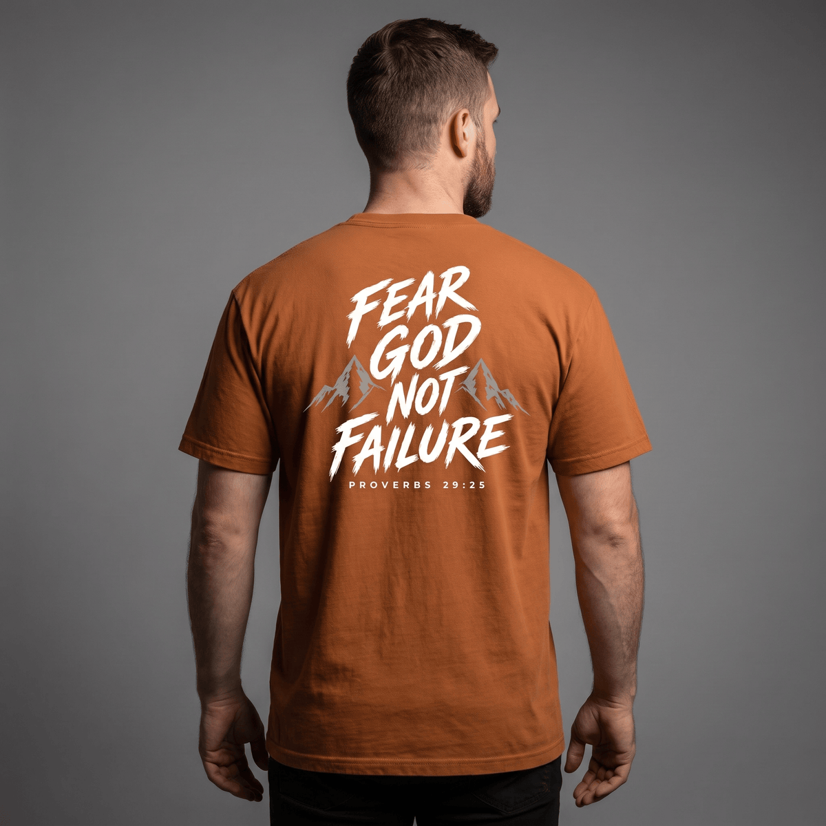 OurTrueGod Customs Apparel Fear God Not Failure Heavyweight Tee