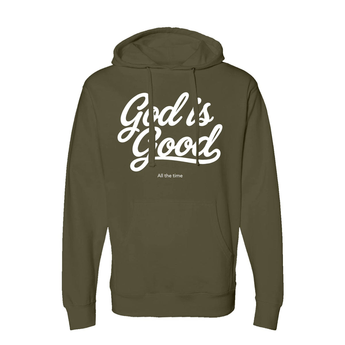 OurTrueGod Customs Apparel Hoodie / Army / S God Is Good Classic Hoodie