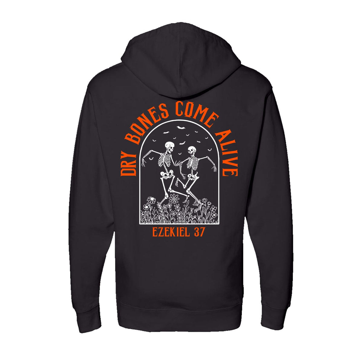 OurTrueGod Customs Apparel Hoodie / Black / S Dry Bones Come Alive Hoodie